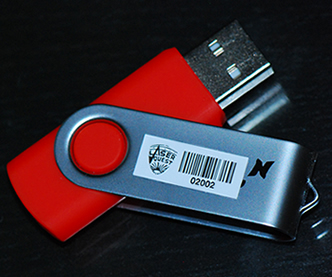 USB Key Small Asset Label